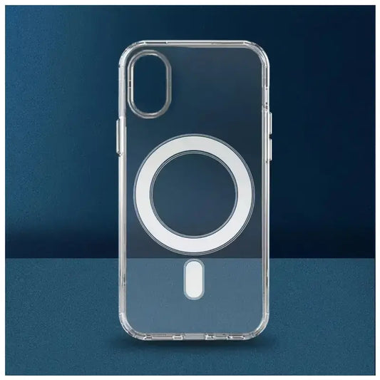 iPhone XR MagSafe Clear Case Transparent Skal med MagSafe stöd