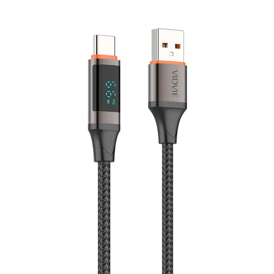 VIDVIE  USB-C Kabel för Snabbladdning 1,2m