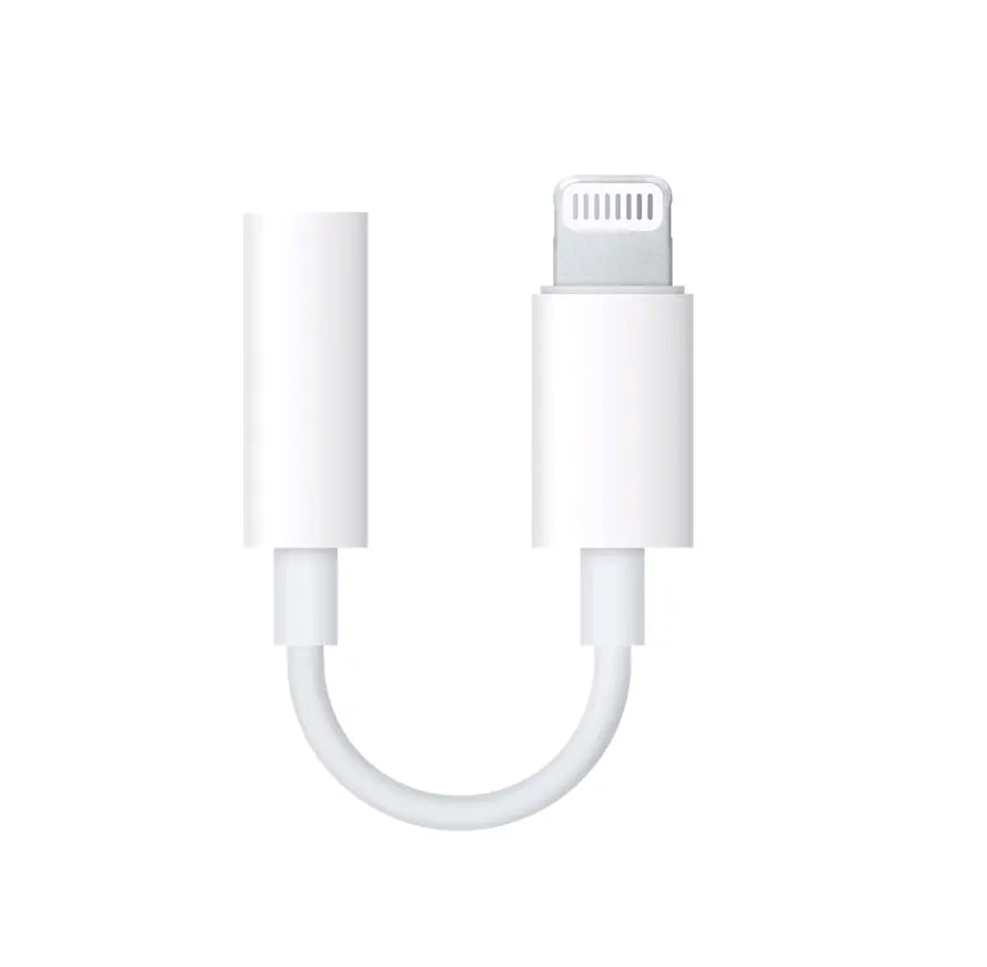 Lightning till 3.5mm AUX Adapter - Vit