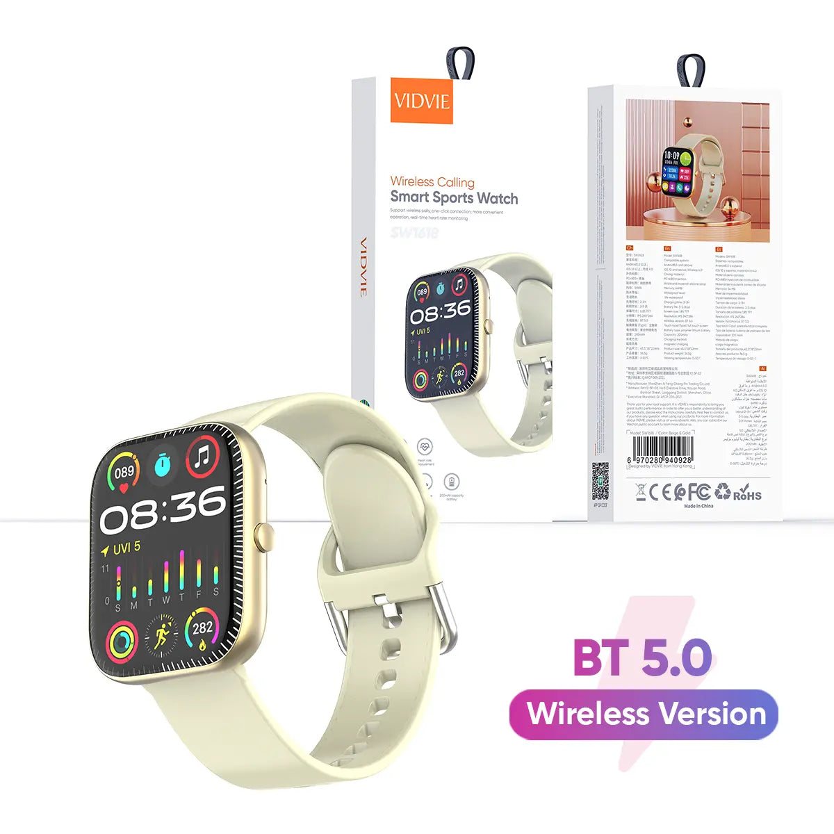 Wireless Calling Smart Sports Watch