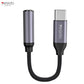 YAU19 Type-C till 3,5 mm AUX Adapterkabel  Aluminium & Nylon