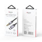 YAU20 Type-C till 3,5 mm AUX Ljudkabel 1 m Aluminium  Brusreducerande