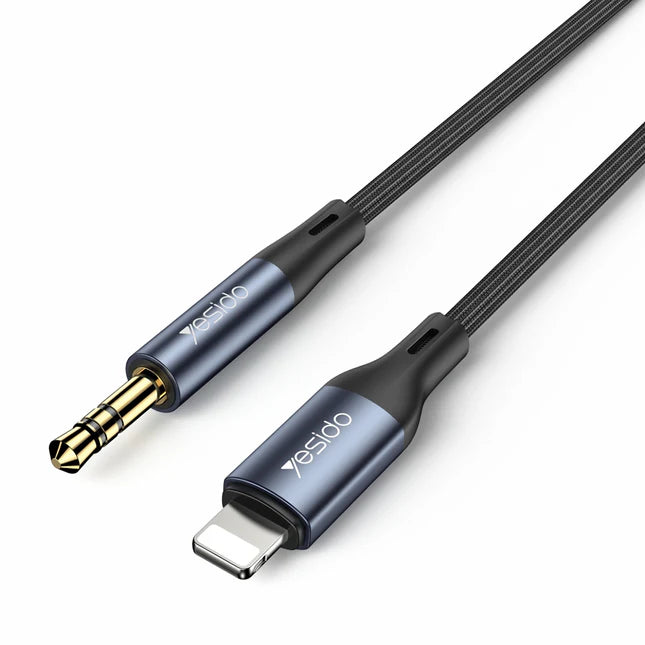 Yesido YAU35  Lightning till 3,5 mm AUX Adapterkabel