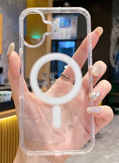 Transparent MagSafe-kompatibelt mobilskal