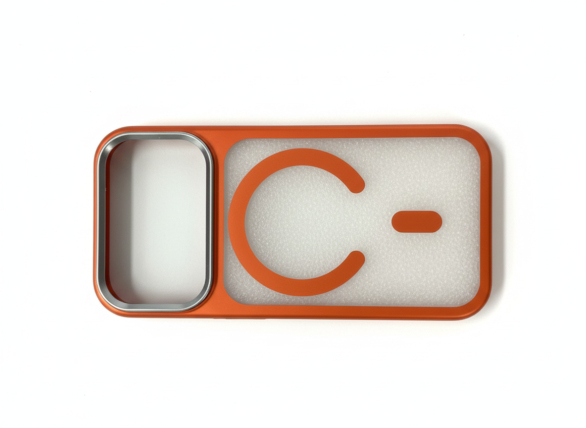 Orange Magsafe Skal för iPhone 17 Pro MAX – Stilrent Skydd